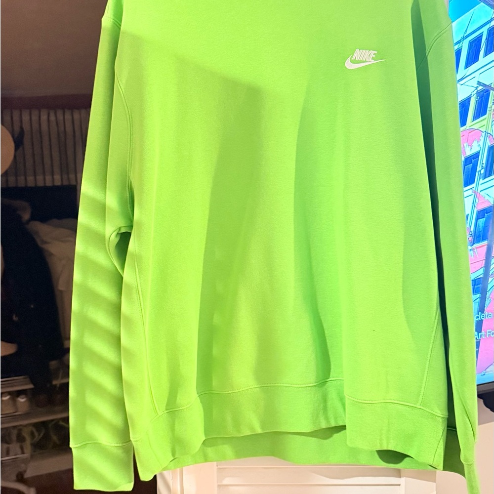 Nike Vibrant Lime Green Pullover